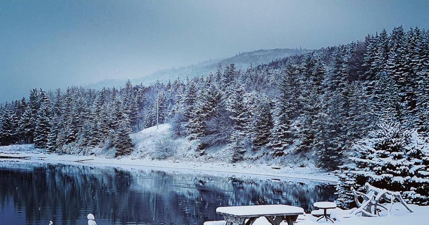 St Ann'S Motel & Cottage Baddeck Inlet المظهر الخارجي الصورة